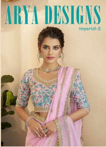 Imperial Vol 8 By Arya Designer Partywear Saree Collection